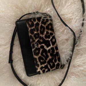Leopard Print Crossbody Bag
